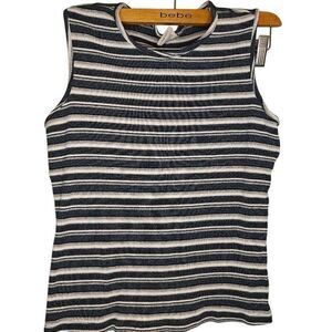 High Sierra Vintage Y2K Striped Knit Texture Tank